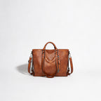 Olivia | Women’s Tote Bag With Zip Closure And Contrast Stitching | Classic