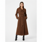Olivia | Women's Trench Coat With Belted Waist And Double-Breasted Buttons | Classic