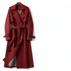 Olivia | Women's Trench Coat With Belted Waist And Double-Breasted Front | Classic