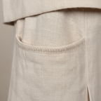 Olivia | Women's Two Piece Set With V Neck And Wide Leg Pants | Casual