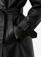 Serena | Women's Trench Coat With Waist Belt And Double Breasted Closure