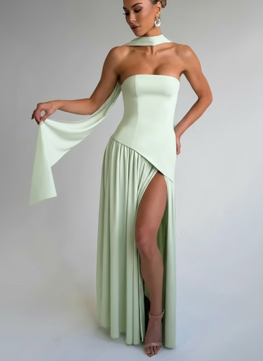 Serena | Women's Wedding Guest Dress With Floral Print And Flutter Sleeves