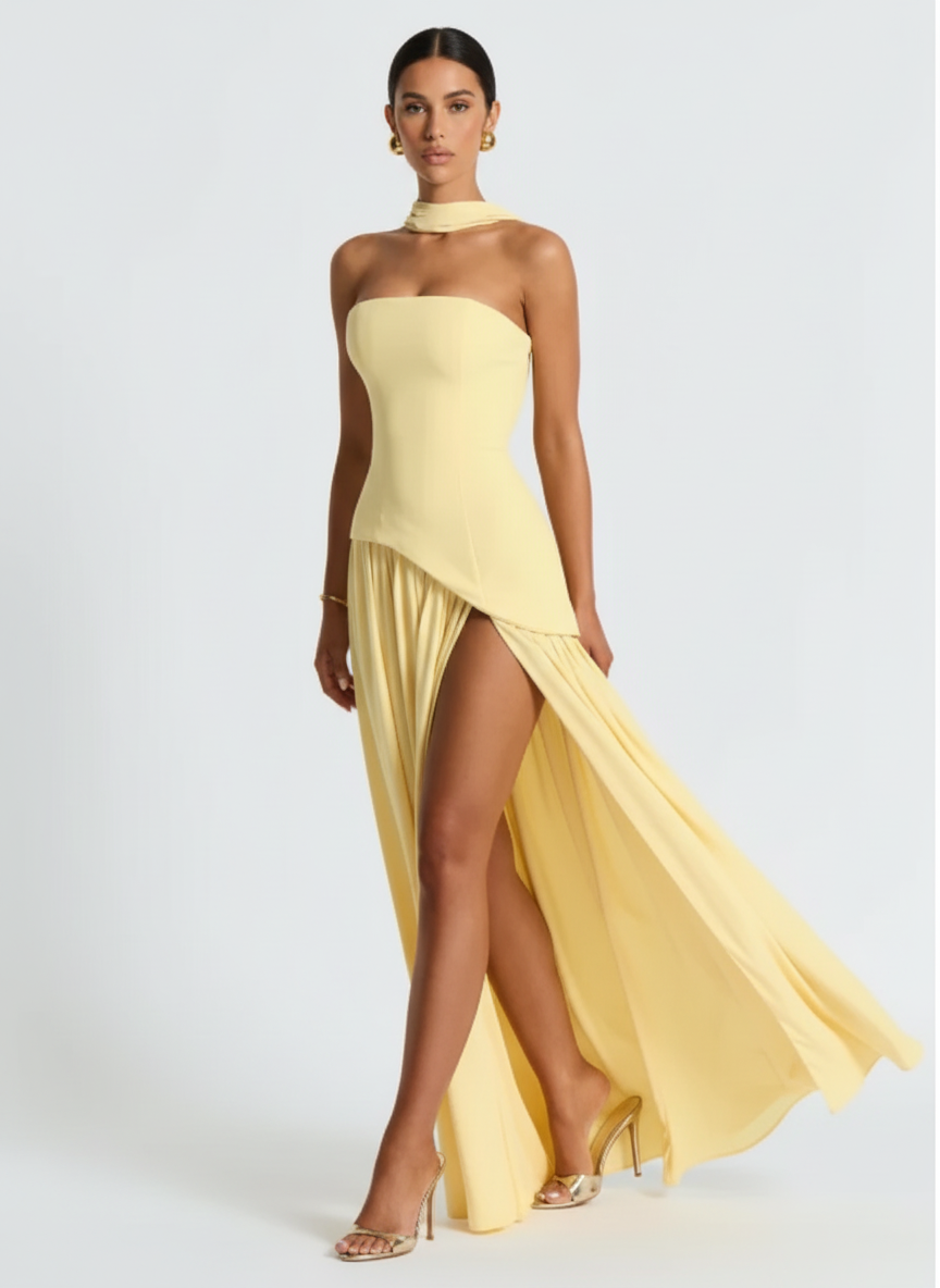 Serena | Women's Wedding Guest Dress With Floral Print And Flutter Sleeves