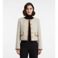 Sienna | Women's Bomber Jacket With Front Buttons And Patch Pockets | Sophisticated