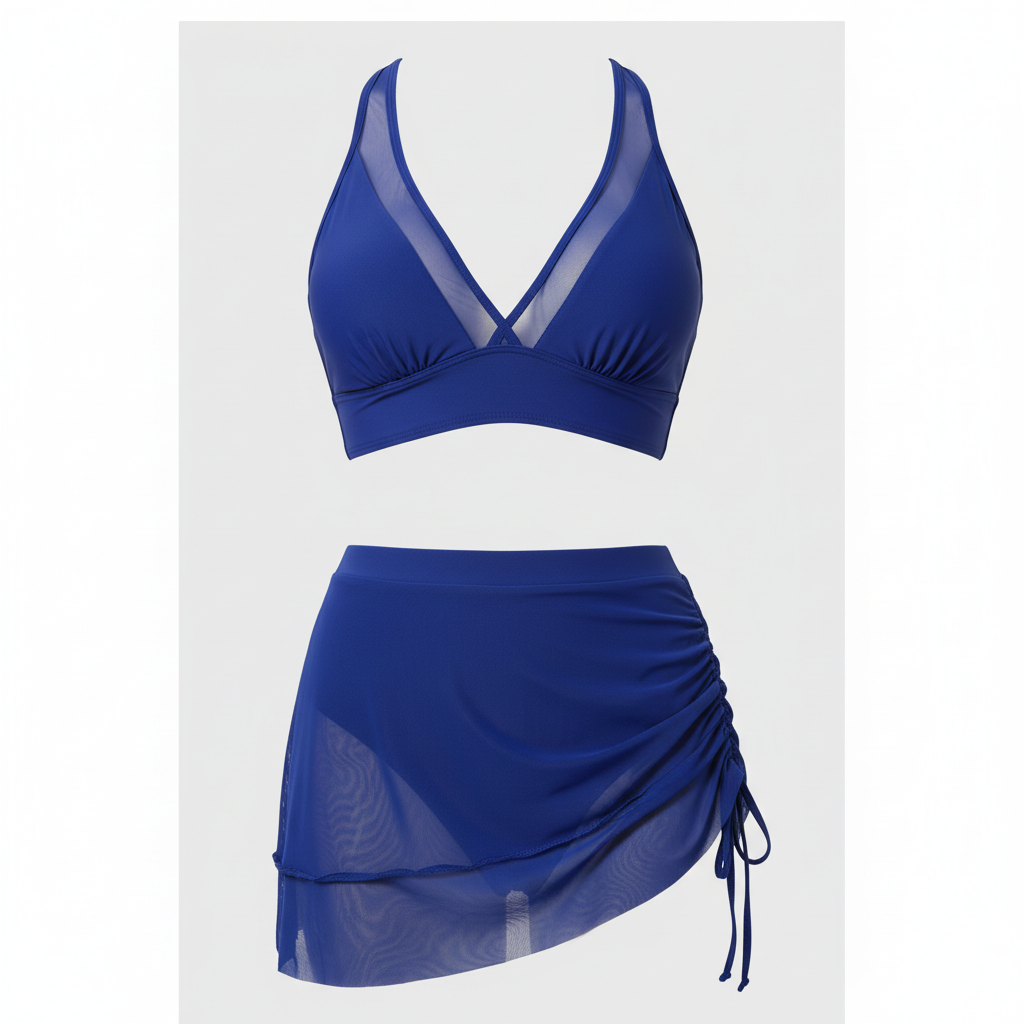 Sophia | Women's Bikini With Sleeveless Design And Draped Detail | Summer