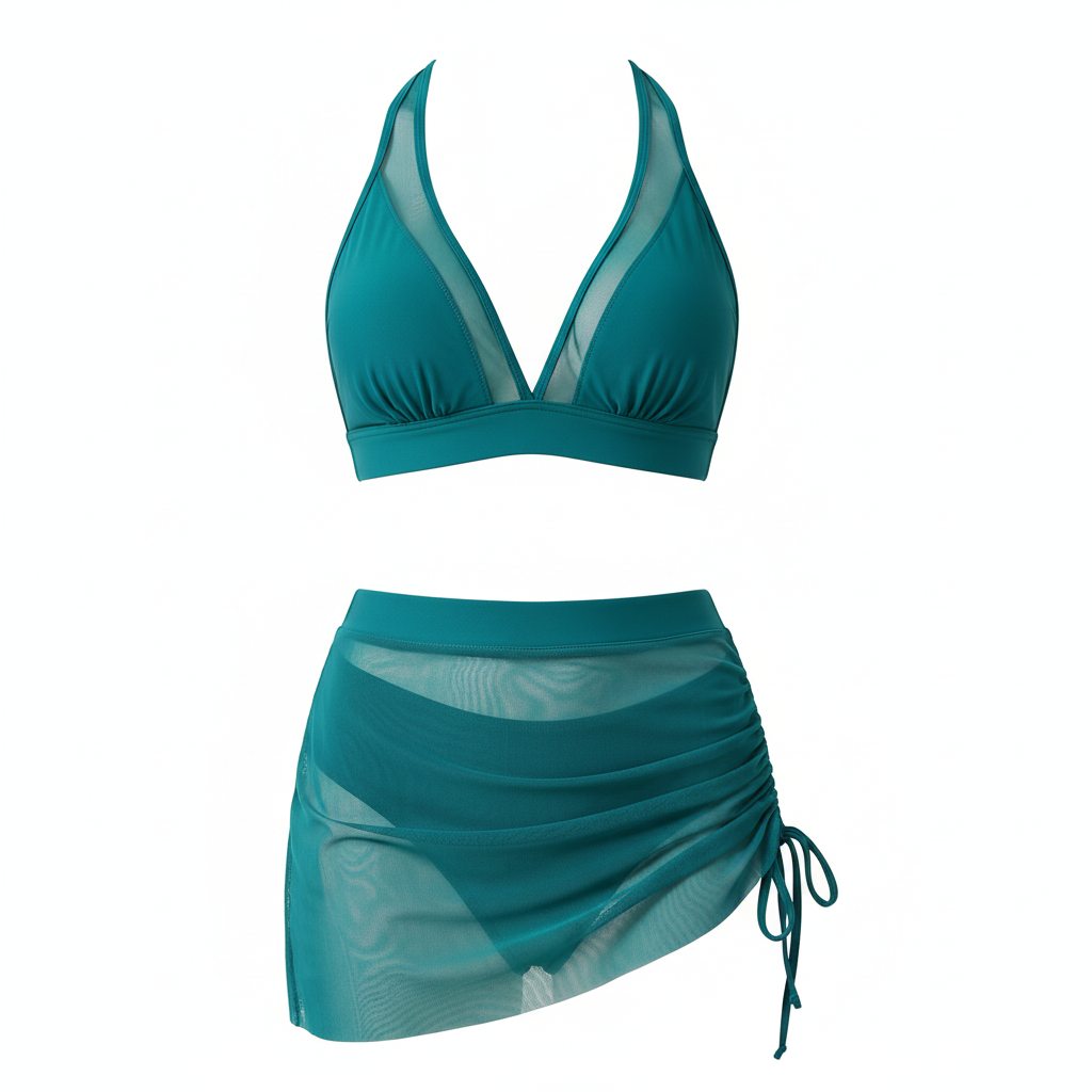 Sophia | Women's Bikini With Sleeveless Design And Draped Detail | Summer