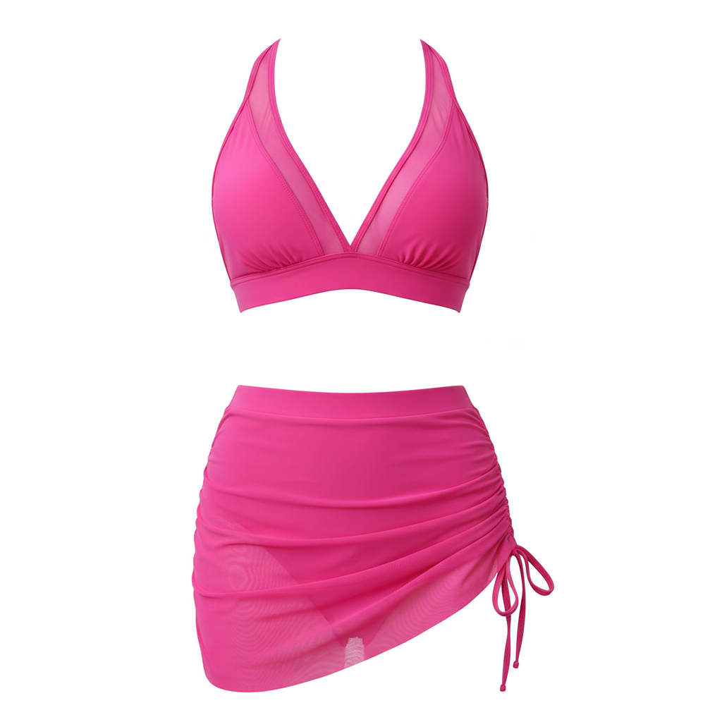 Sophia | Women's Bikini With Sleeveless Design And Draped Detail | Summer