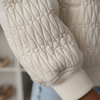 Sophia | Women's Bomber Jacket With Quilted Texture And Zip Closure | Casual