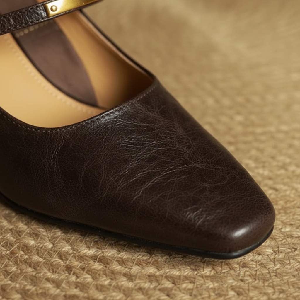 Sophia | Women's Heels With Pointed Toe And Buckle Strap | Classic