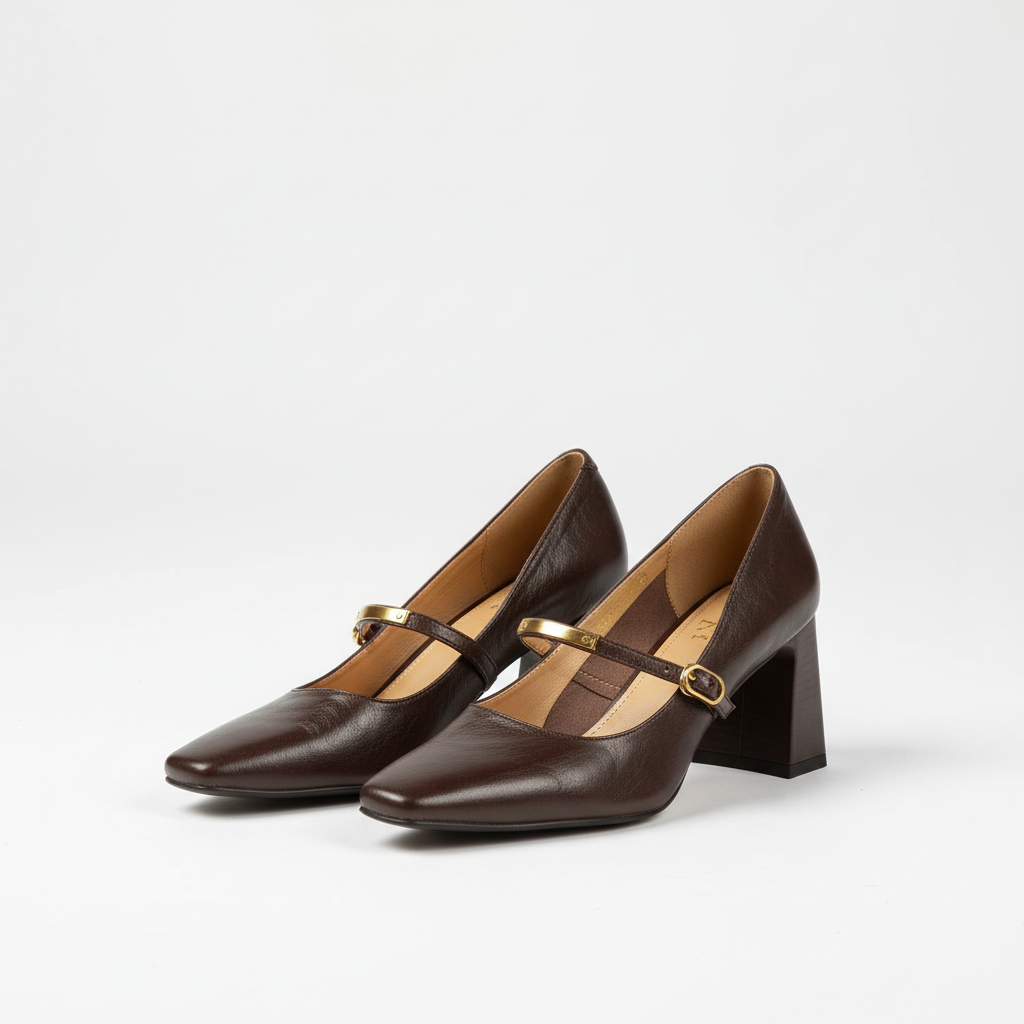 Sophia | Women's Heels With Pointed Toe And Buckle Strap | Classic