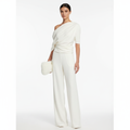 Sophia | Women's Jumpsuit With Asymmetric Neckline And Draped Detail | Elegant