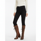 Sophia | Women's Lace-Up Boots With Mid-Calf Design And Block Heel | Vintage