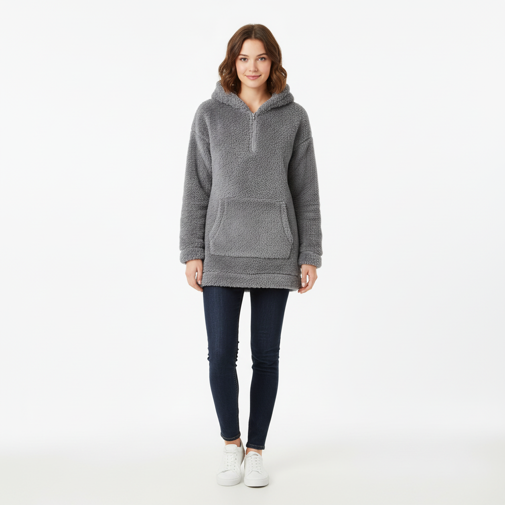 Sophia | Women's Loungewear With Hood And Kangaroo Pocket | Cozy