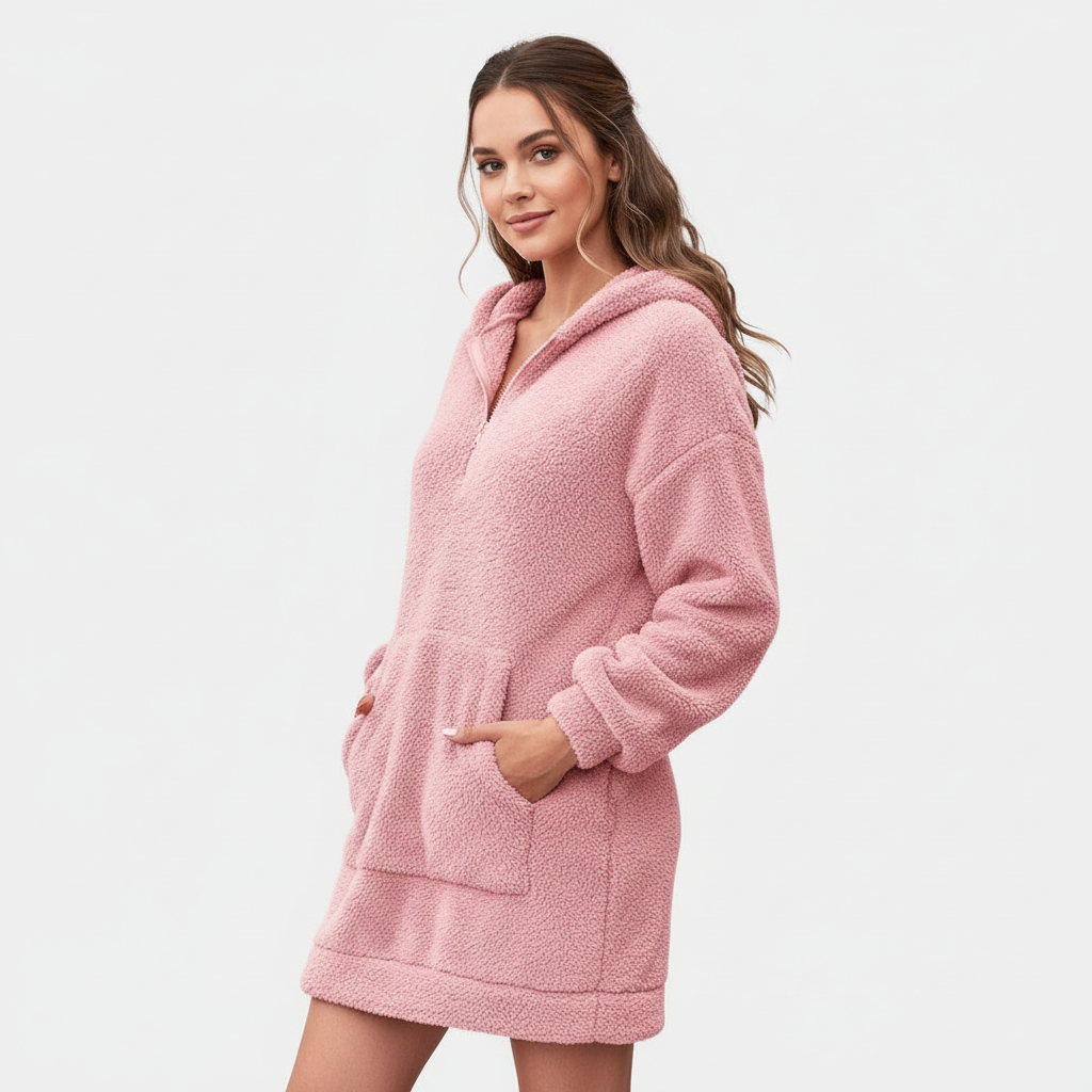 Sophia | Women's Loungewear With Hood And Kangaroo Pocket | Cozy