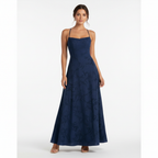Sophia | Women's Maxi Dress With Spaghetti Straps And Draped Bodice | Elegant
