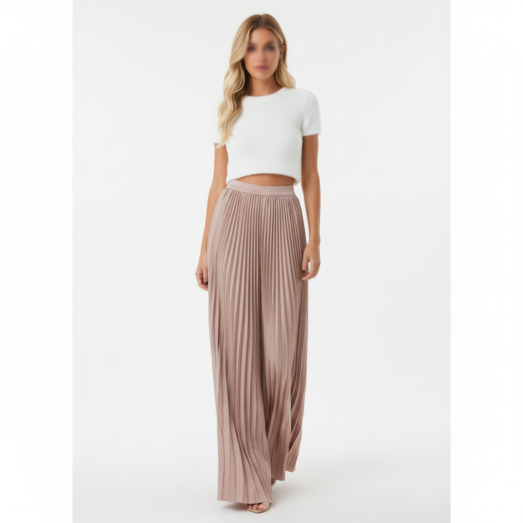 Sophia | Women's Maxi Skirt With Pleated Design And Flowy Silhouette | Elegant