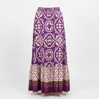 Sophia | Women's Maxi Skirt With Pleated Design And Printed Pattern | Bohemian