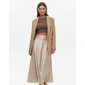 Sophia | Women's Midi Skirt With Draped Design And Pleated Detail | Elegant