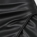 Sophia | Women's Midi Skirt With Ruched Detail And Asymmetric Hem | Chic