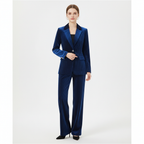 Sophia | Women's Outfit Set With Notch Lapel Blazer And Pleated Pants | Elegant