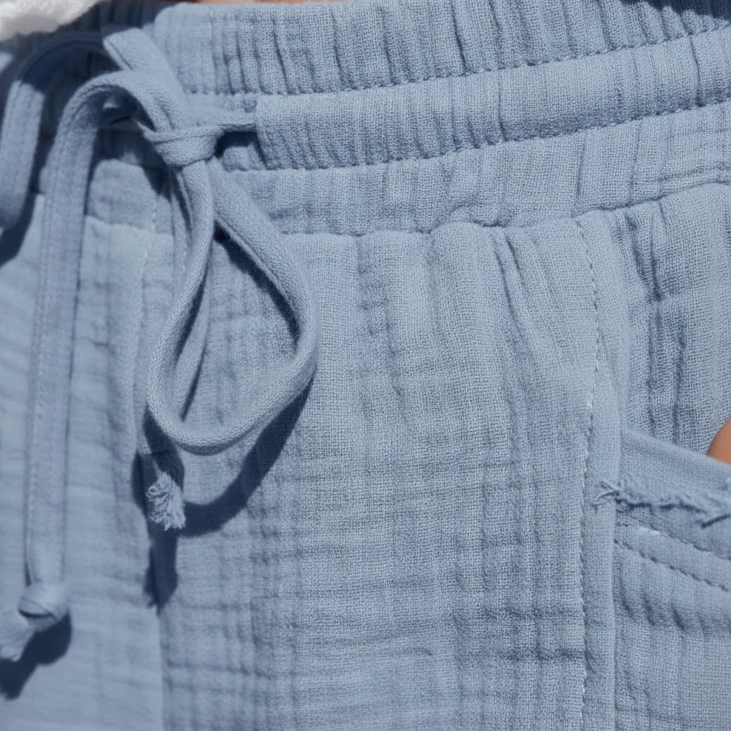 Sophia | Women's Shorts With Drawstring Waist And Side Pockets | Casual