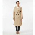 Sophia | Women's Trench Coat With Belted Waist And Double-Breasted Front | Classic