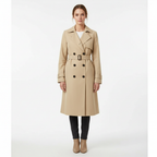 Sophia | Women's Trench Coat With Belted Waist And Double-Breasted Front | Classic