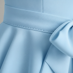 Sophia | Women's Wedding Guest Dress With Off Shoulder Neckline And Bow Detail | Elegant