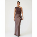 Sophia | Women's Wedding Guest Dress With One-Shoulder Neckline And Draped Fit | Elegant