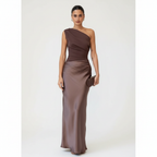 Sophia | Women's Wedding Guest Dress With One-Shoulder Neckline And Draped Fit | Elegant