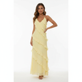Sophia | Women's Wedding Guest Dress With Sleeveless Design And Ruffle Detail | Elegant