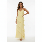 Sophia | Women's Wedding Guest Dress With Sleeveless Design And Ruffle Detail | Elegant