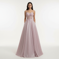 Sophia | Women's Wedding Guest Dress With Spaghetti Straps And Pleated Skirt | Elegant