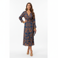 Sophia | Women's Wedding Guest Maxi Dress With V-Neck And Draped Front | Elegant