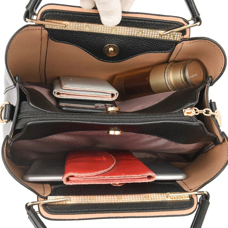 Zuri | Women’s Handbag With  Large Capacity And 3-Layer Design | Elegant