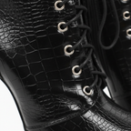 Ava | Women's Lace-Up Boots With Pointed Toe And Stiletto Heel | Glamorous