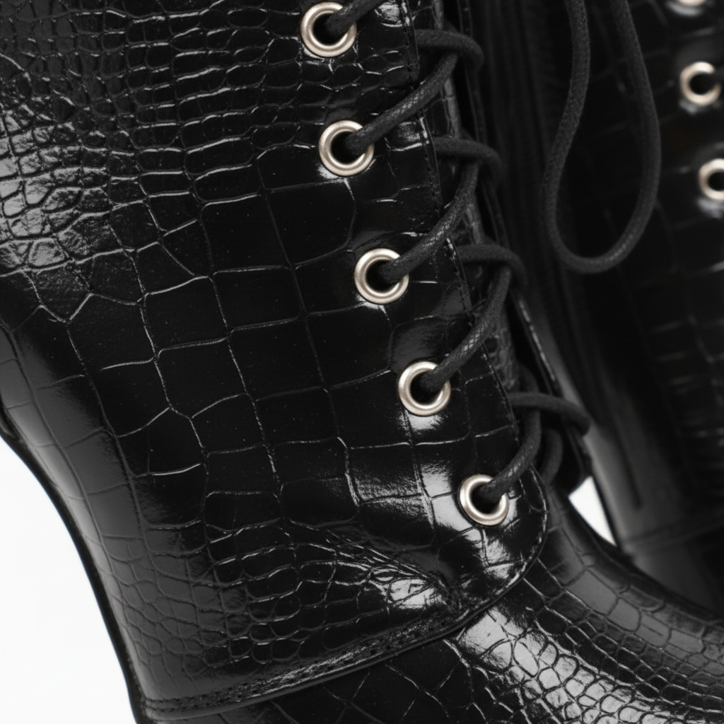 Ava | Women's Lace-Up Boots With Pointed Toe And Stiletto Heel | Glamorous
