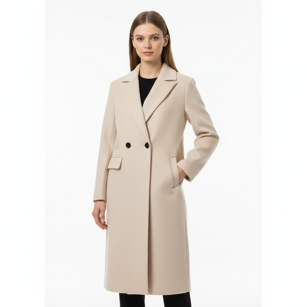 Charlotte | Women's Trench Coat With Double Breasted Buttons And Side Pockets | Classic